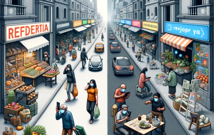 Representación del impacto de los pagos en época de pandemia