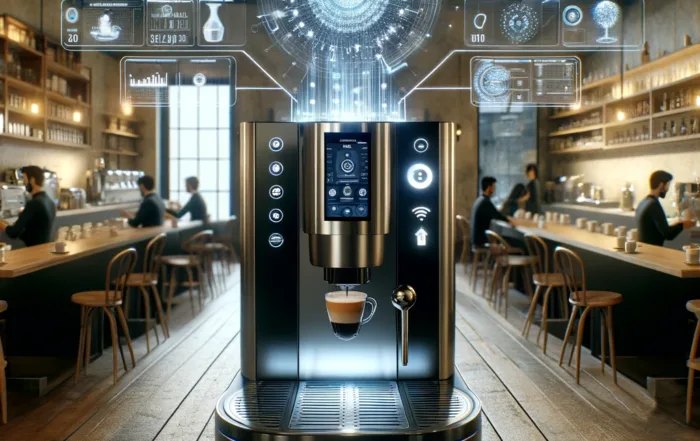 Imagen conceptual de telemetría en el café