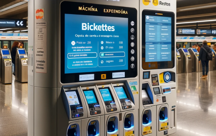 Infografía detallando modelos de contratación para sistemas de billetaje, incluyendo Capex/Opex, Opex completo y modelos de ingresos compartidos