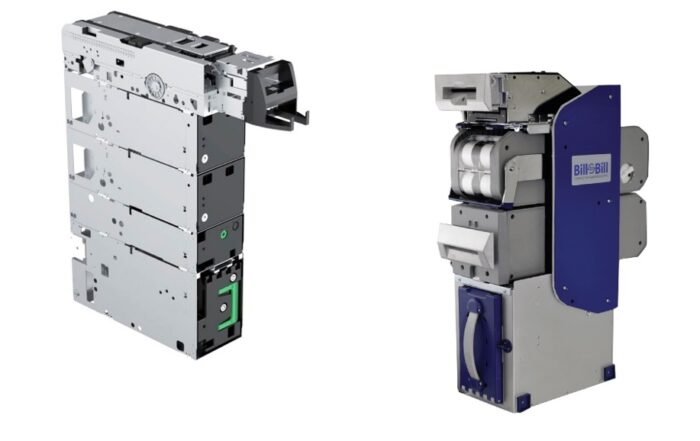 Imagen del Reciclador de billetes GRG Banking CR-50N y el Reciclador de billetes Bill to Bill 300XE