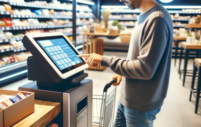 Imagen de un cajero automatico en un comercio