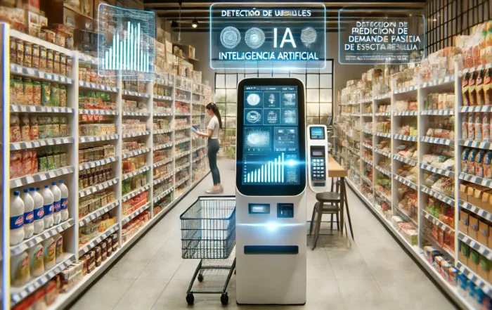 Imagen conceptual de El papel de la inteligencia artificial en la gestión de efectivo en el comercio minorista