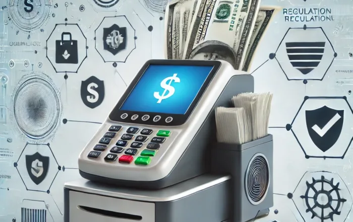 Imagen conceptual de Normativas en la Gestión de Efectivo Lo Que Debes Saber para Cumplir y Optimizar Tu Negocio